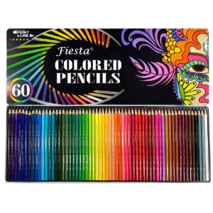 피에스타 색연필 60색